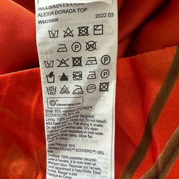 ALLSAINTS Alexia Dorada Crop Top NWT - Picture 10 of 11